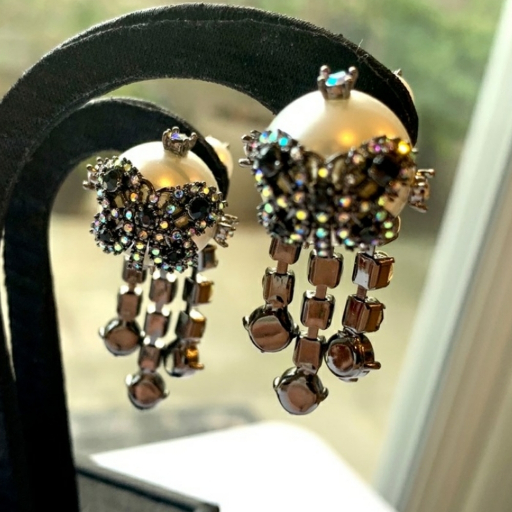 Dior Tribal earrings with Crystals